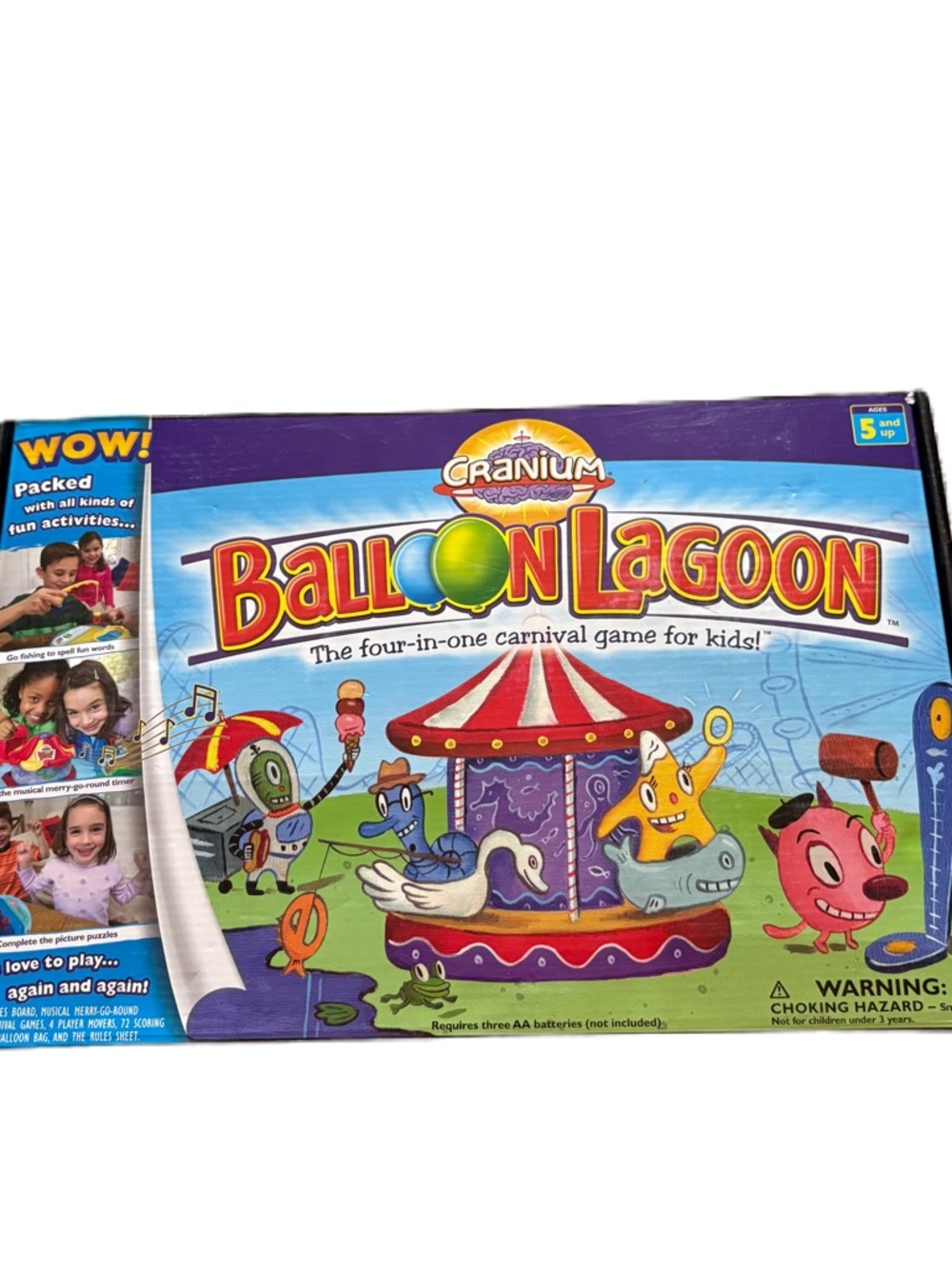 Cranium Balloon Lagoon Family Fun Carnival Board Game Vintage